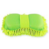 Scratch-Free Microfiber Car Wash Sponge Mitt with Hand Strap