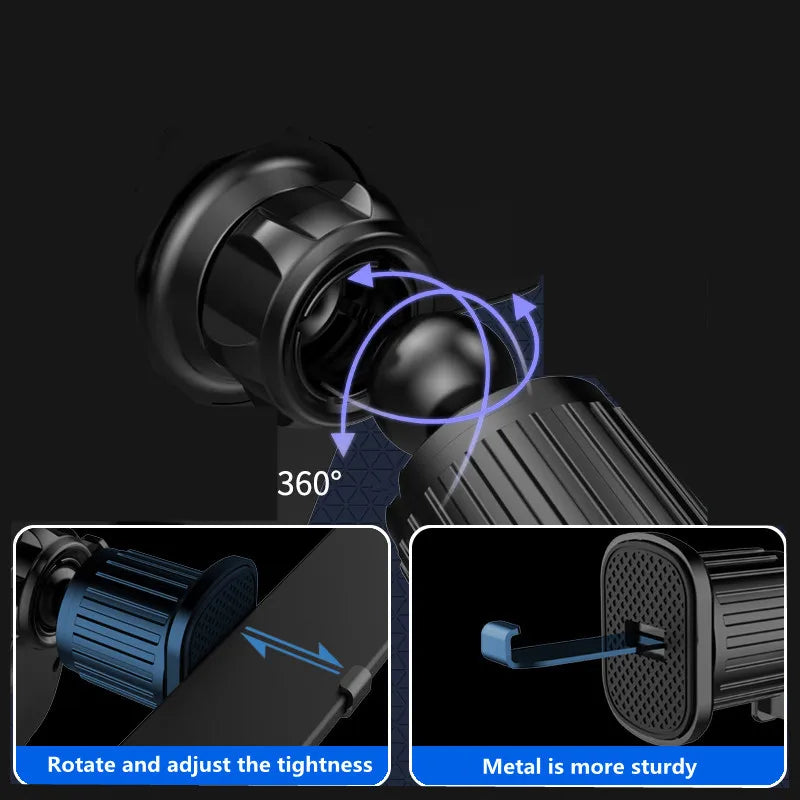 Quick-Lock Car Vent Phone Holder